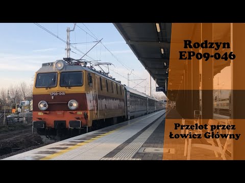 Łowicz Główny - Przelot EP09-046 z EIC Spree | 15.01.2022