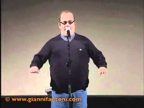 Gianni Fantoni nell'imitazione dei bambini italiani (e non)