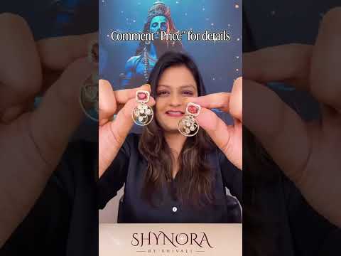 Rangoli Navratna Coin Drop Necklace Set