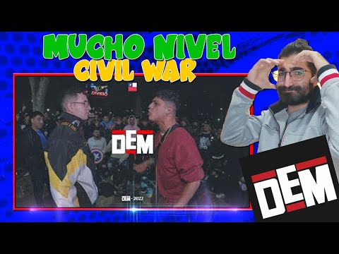 "ANUBIS RACSO RASH ASKEL vs PARLEY vs BARDOS y TAZZ" 8vos - DEM Civil War 2022 (REACCIÓN)
