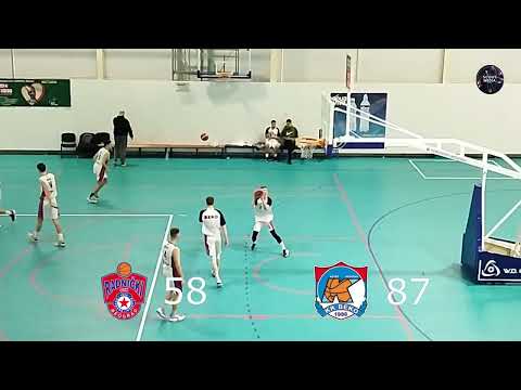 Juniuori kvalitetna liga BKK Radnicki 58 vs KK Beko 87