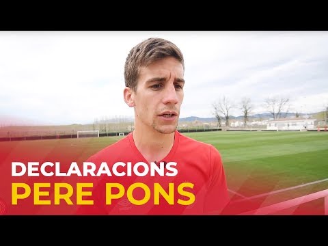 Declaracions Pere Pons | Girona FC | Web Oficial