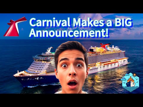Thumbnail for Carnival's Big Announcement Is Not What We Expected #cruise #cruiseship #news