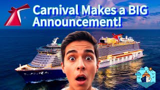 Carnival's Big Announcement Is Not What We Expected #cruise #cruiseship #news