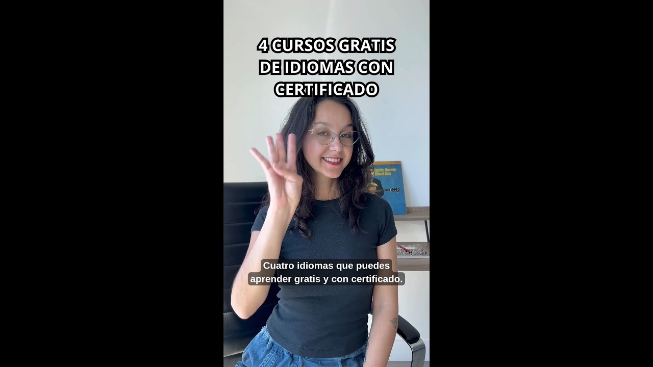 4 CURSOS GRATIS DE IDIOMAS CON CERTIFICADO
