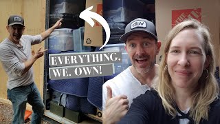 Can we fit everything we own in a Uhaul Ubox  - VLOG | Wandering Journey ep 21