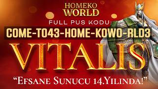 HomekoWorld Büyük Birleşim Gerçekleşti! Vitalis ON! | Full PUS Hediye 