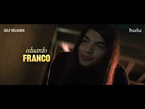 Trailer montage frame of buddying up with strangers to dodge hunters