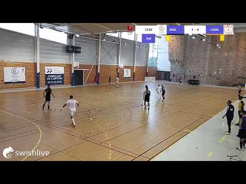 1/4 de finale coupe nationale Futsal GOAL VS LAVAL
