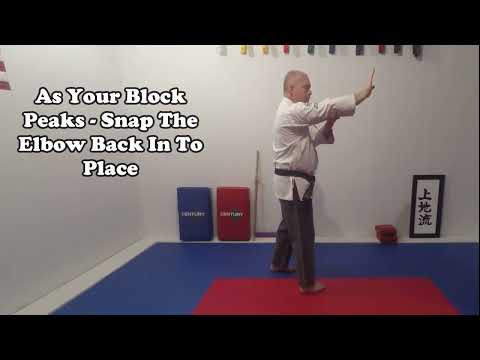 How to Perform Okinawan Karate Wauke (Circular) Block #karate #martialarts #okinawankarate