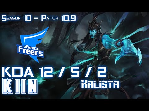 AFs Kiin KALISTA vs LUCIAN Top - Patch 10.9 KR Ranked