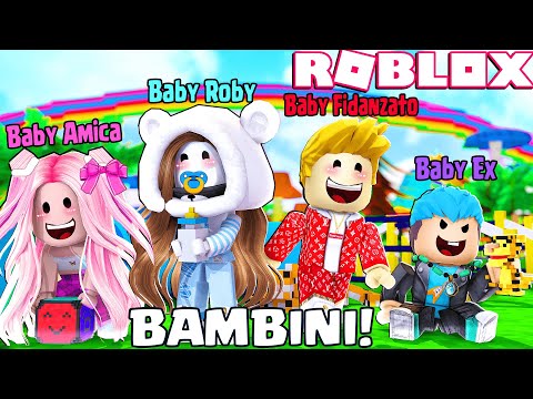 SIAMO DIVENTATI DEI BAMBINI SU ROBLOX!❤