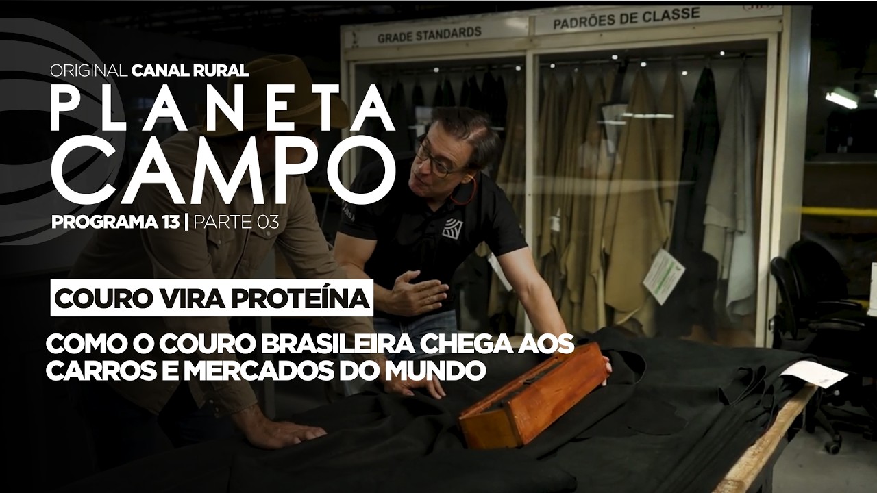 Como o couro brasileiro chega aos carros e mercados do mundo | Planeta Campo - ep.13 parte 3