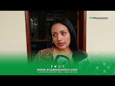 Ingrid Haro, directora de Gestión Ambiental y Riesgos del Municipio de Pastaza, limpieza de esteros