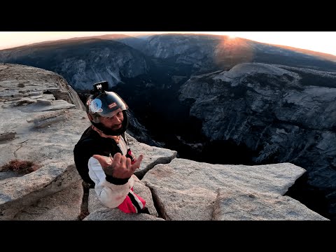 Epic Wingsuit Flight Off Half Dome | Yosemite National Park