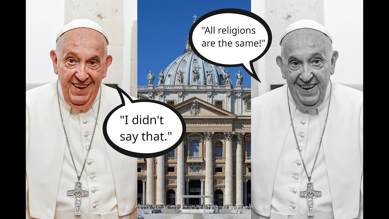 The key to understanding the Pope on other religions