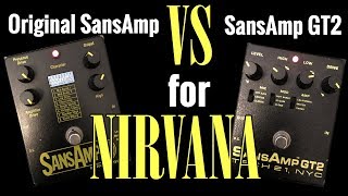 Video thumbnail for SansAmp Original Vs SansAmp GT2 for Nirvana Tone by alexrcowan