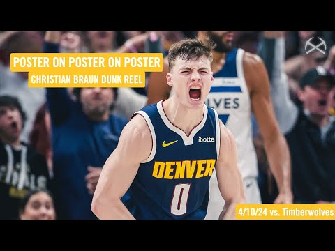 Christian Braun Giving Out Posters vs. Timberwolves 😲