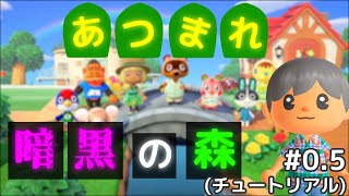 【あつ森】暗黒の森へどうぶつが集まったよ。【あつまれ どうぶつの森初見実況プレイ】#0.5チュートリアル編