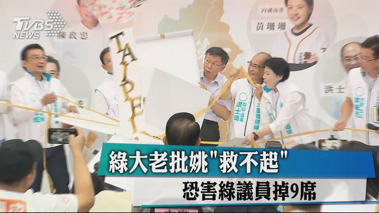綠大老批姚「救不起」　恐害綠議員掉9席