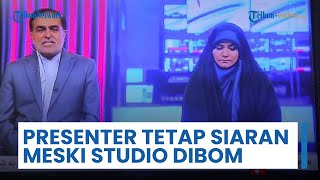 Presenter TV Iran Sahar Emami Tetap Profesional Meski Studio Dibom Israel saat Siaran Langsung