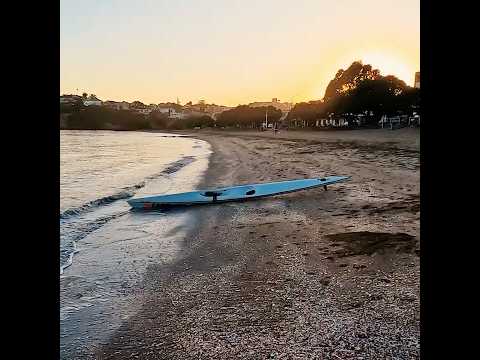 Sunrise paddle #sunrise #surfski #morningroutine #newzealand