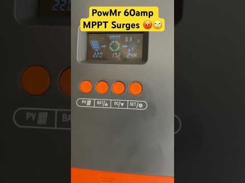 PowMr 60 MPPT Solar Controller Surging issues. #mayhembike #powmr #solarpowersurge #powmrsurge