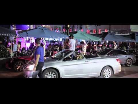 NATTY RICO playing SAX in car in OCEAN DRIVE (Miami)
