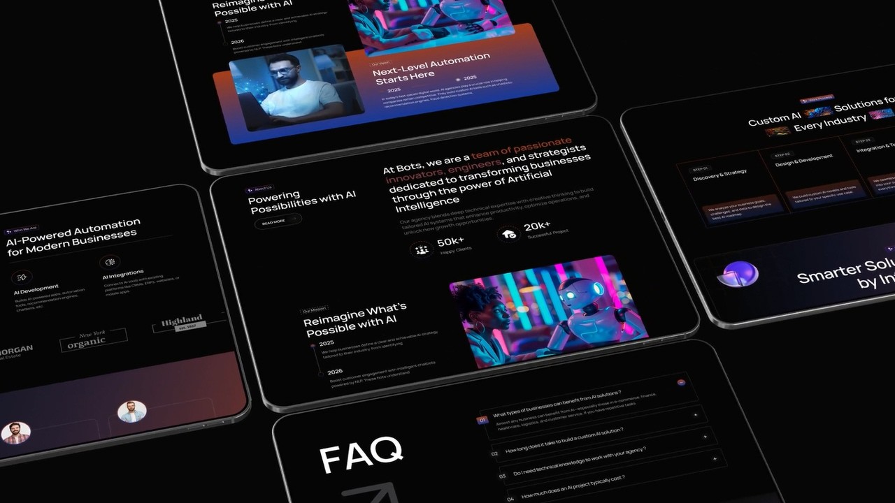 Tablet Mockup Website & App Display - After Effects Template