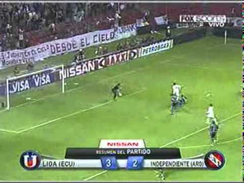 La Liga de Quito venció 3-2 a Independiente en semifinales de Copa Sudamericana  18 Nov 2010