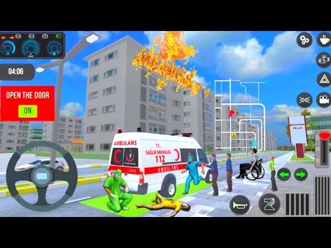 Emergency Ambulance Job Duty - Rescue Ambulance Driver - Ambulance Games Android Gameplay