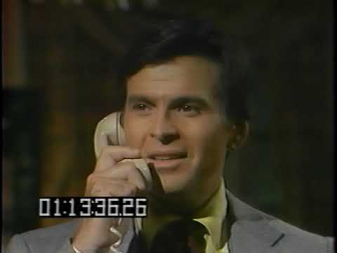 GH Alan and Monica - 8-14-80  Alan confirms Monica and Rick will be together at the fundraiser