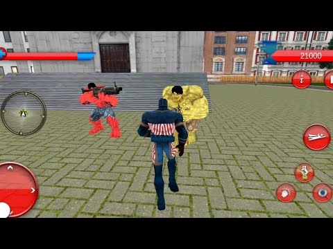 Flying Captain Superhero Vs Monster Vs Super Villains | Captain Robot Laser Superhero Crime Battle