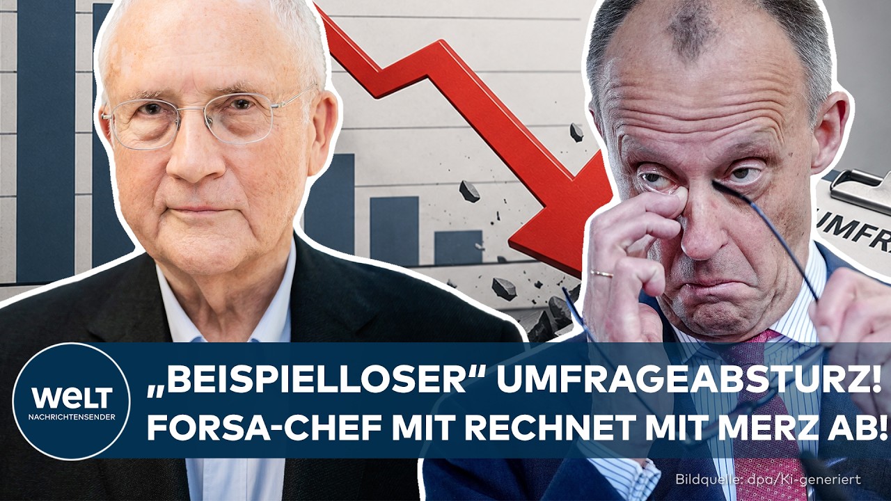 MERZ: „Als Kanzler macht er viel falsch!“ Forsa-Chef rechnet gnadenlos mit Merz ab!