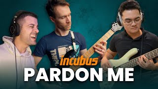 Incubus - PARDON ME (guitar, bass &amp; vocal cover)