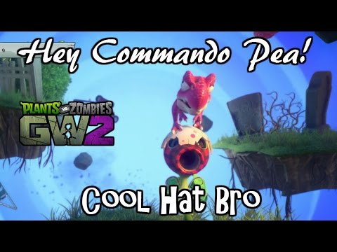 Commando Pea Featuring A New HAT!  (Plants Vs Zombies Garden Warfare 2 Gameplay)