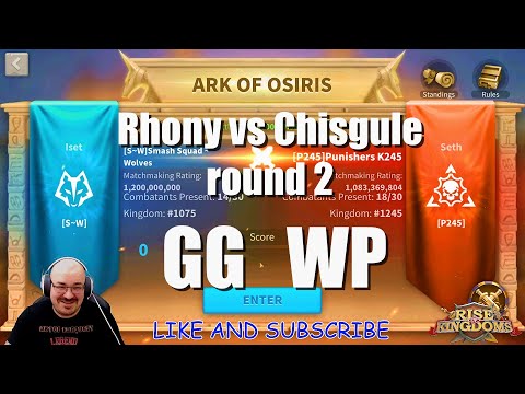 S~W vs P245 in Ark of Osiris - Content creators meet again - Smash Squad's Revenge- Rise of Kingdoms