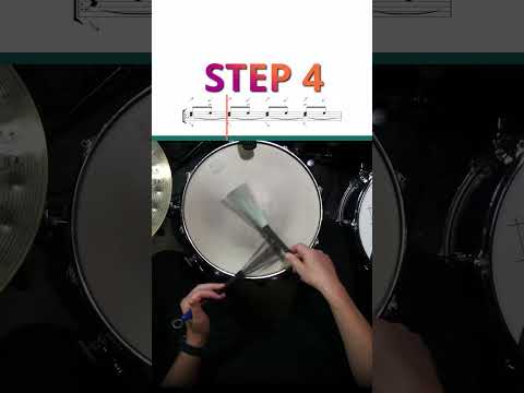 How to play a Brush Bossa Nova #bossanova #jazzdrums #jazzbrushes #shorts