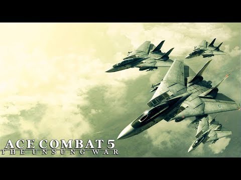 BIGGEST Aircraft Carrier Submarine SUNK | Ace Combat 5 The Unsung War | PS4 | Mission #13 Gameplay