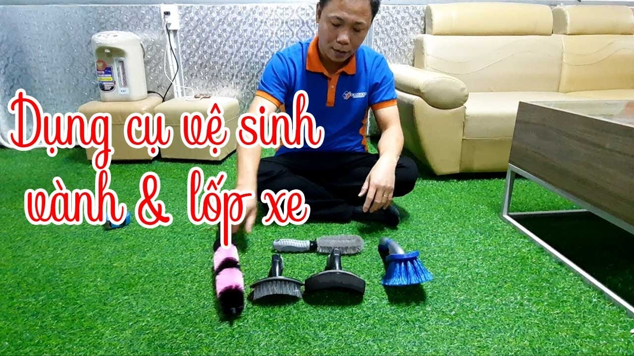 Bàn chải vệ sinh xe ô tô - xe máy đa năng 19