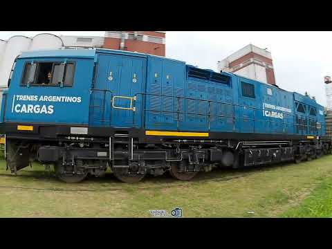 CRRC 9436 PASANDO POR VENADO TUERTO. #trenesargentinoscargas 