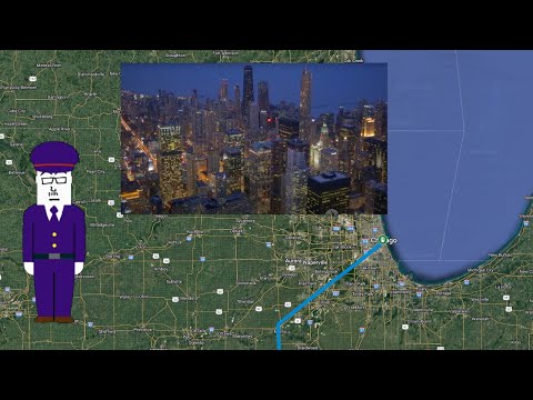 【Dream Traffic】Texas Central Railway Extension to Chicago [Dallas ~ Chicago 5h 80$]