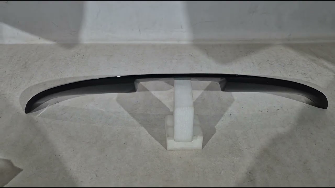 Seat Leon 2005-2012 гг. Спойлер DPT V-4 (2009-2012, Черный Глянец) Video 1