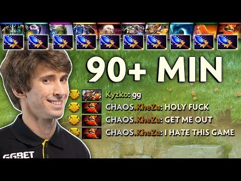10x Aghanims — DENDI in 90 min CRAZY GAME