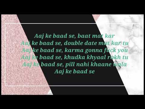 MC S∆AN new song Amin(lyrics)//Tadipaar//2k20