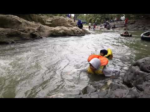 Ayesha Adiba swim i  the river