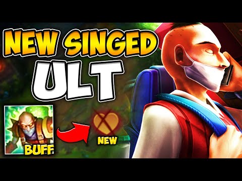 NEW SINGED BUFF GIVES GRIEVOUS WOUNDS TO YOUR ULT! (AMAZING) - League of Legends