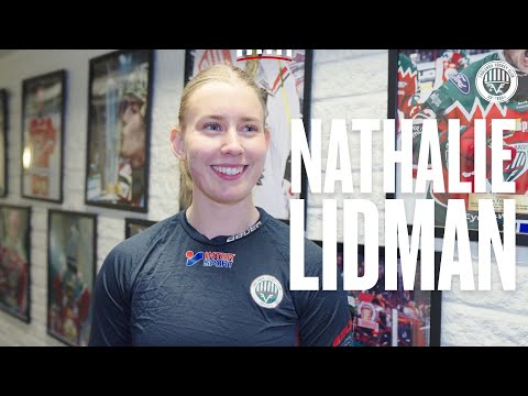 Frölunda: Youtube: Nathalie Lidman är på plats i Frölundaborg