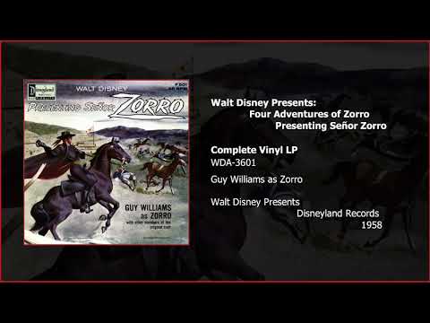 Four Adventures of Zorro #1: Presenting Señor Zorro by Disneyland Records