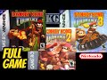 Donkey Kong Country TRILOGY GBA Gameplay Walkthrough ALL 3 GAMES COMPLETED